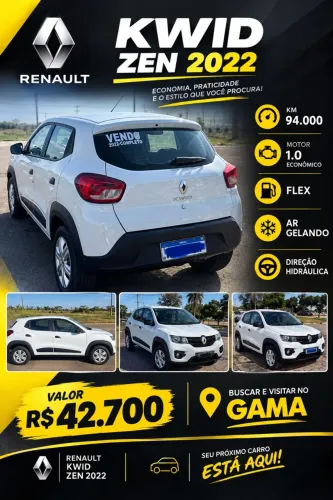 Renault Kwid Zen 1.0 Flex 12V 5P Mec. 2022