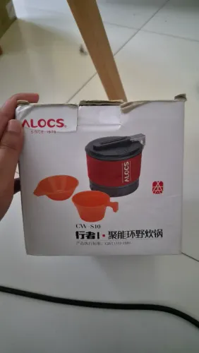 Panela de Camping ALOCS CW-S10 1.4L com Trocador de Calor - Nova na Caixa