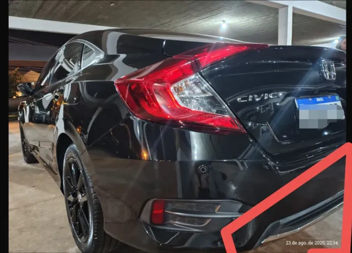 FRISO PARA-CHOQUE TRASEIRO CIVIC G10