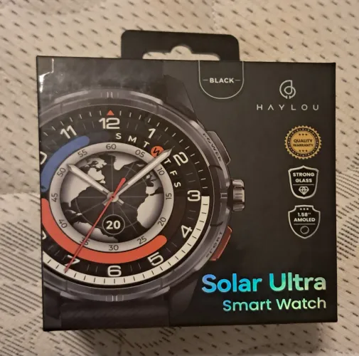 Smartwatch Haylou solar ultra com Gps (novo).