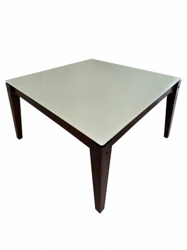 Mesa de Jantar 6 Lugares com Tampo de Vidro - Excelente Estado