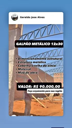 Galpões Projetos construção reforma