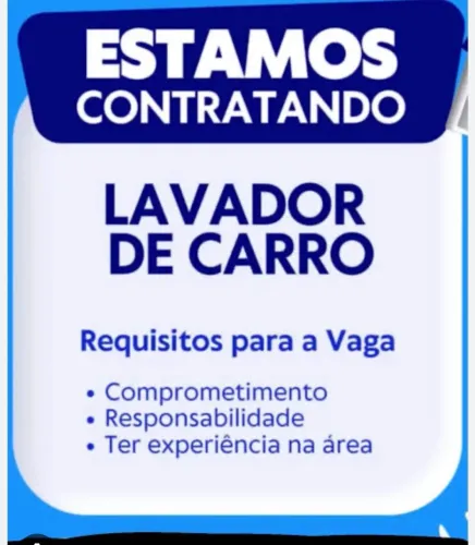 Vaga lava rápido automotivo