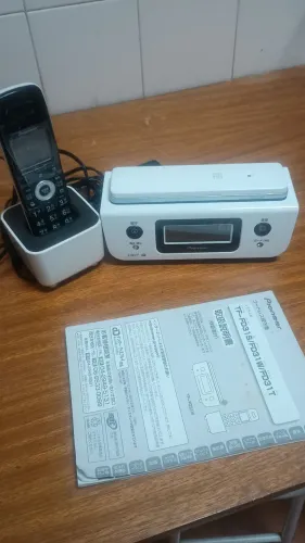Telefone sem fio Pioneer japonês
