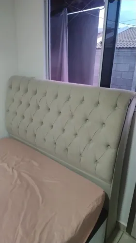 Vendo cabeceira de cama de casal 