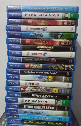 Lote jogos ps vita 22 jogos originais combo Playstation