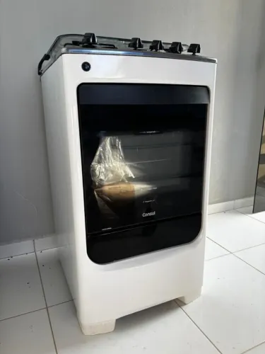 Fogão Consul 4 Bocas Branco com Acendimento Automático - CFO4NAB