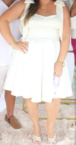 Vestido MidSize branco/casamento civil