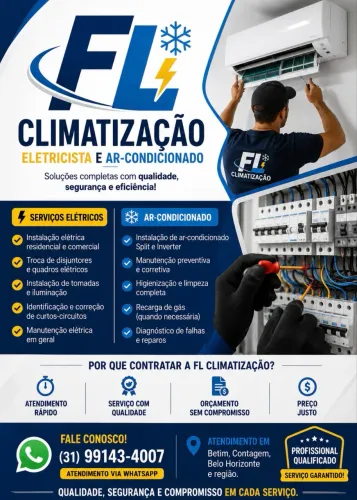 FL Climatização | Instalação e Manutenção de Ar-Condicionado