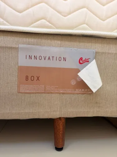 Base Cama Box Casal Padrão Castor Innovation - Excelente Estado