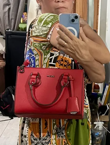 Bolsa Vermelha Anacapri (Baguete)