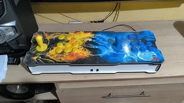 Nostalgia Pura! Arcade Duplo com +1000 Jogos - Pronto para Jogar!