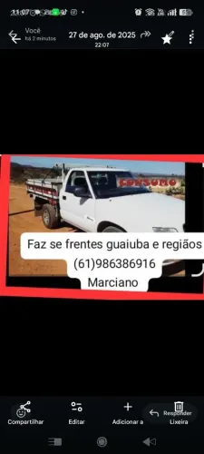Faz se fretes, guaiuba e região mais informações no ZAP *