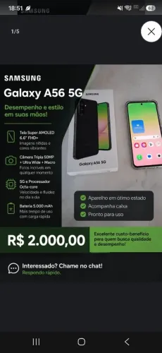Vende-se celular