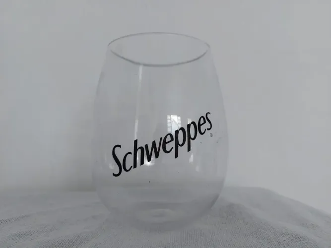 Copo Schweppes personalizado acrílico 80 unidades 2 reias cada 
