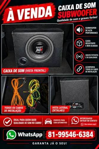 Caixa de som Subwoofer