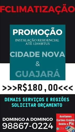 Instalação Central $180$