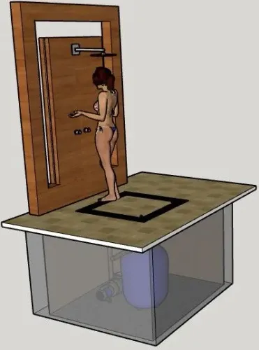 Tampa embutida para casa de máquinas de piscina