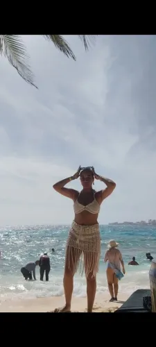 Conjunto crochê praia