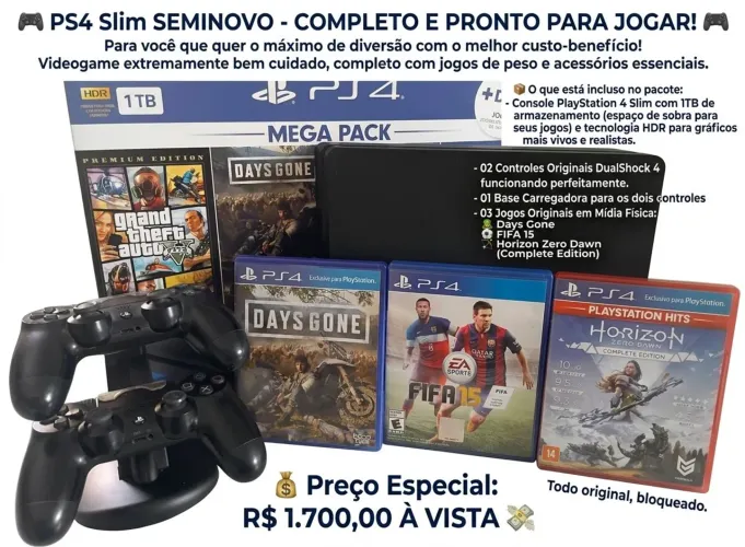PS4 SLIM 1 TB