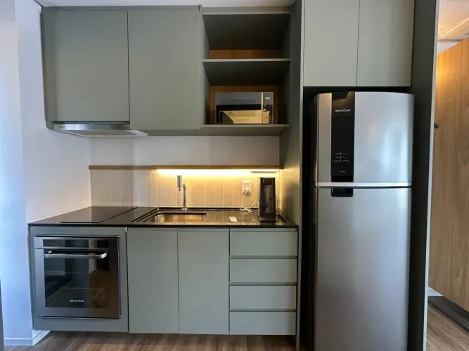 Apartamento STUDIO (semi mobiliado) locação com 45m2 - Rua dos Pinheiros - São Paulo - SP