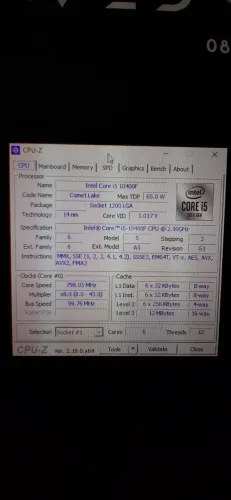 Kit Upgrade i5 10400F + Placa Mãe H510M-HVS (10ª Geração | LGA1200)