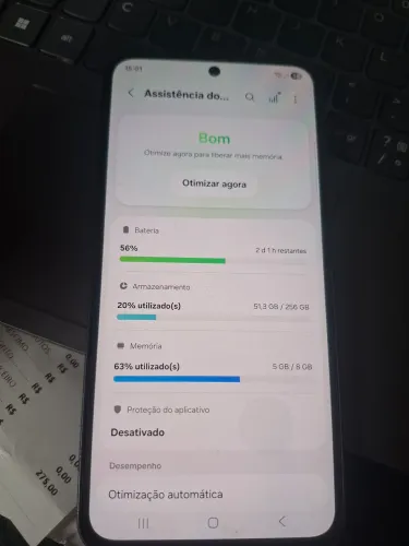 Celular A35 Perfeito para uso, tudo original