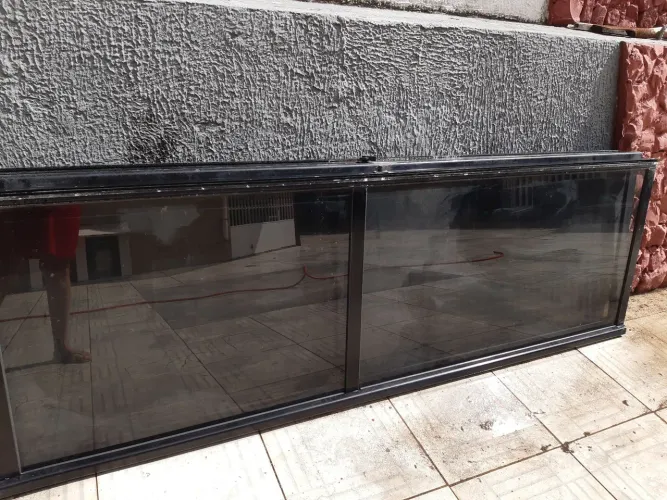Portas de vidro para varanda