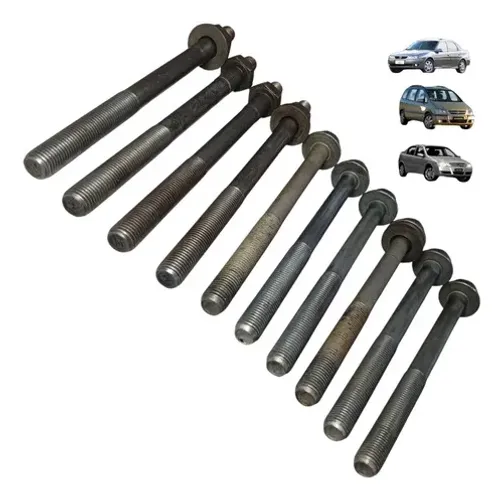 Kit Parafusos Cabecote Astra Vectra Zafira 2000 2012 1.8 2.0 Preto