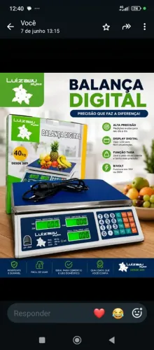 Balança digital comercial 40 kg