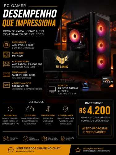 Pc Gamer muito zero