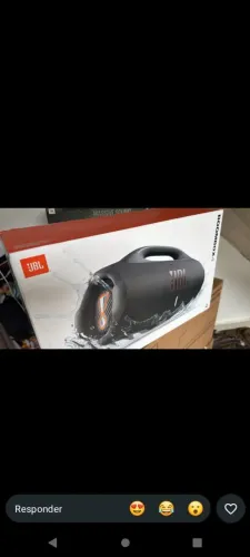 JBL zero na caixa 