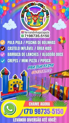 Aluguel de barracas de lanches e Brinquedos 
