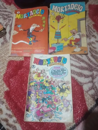 LOTE DE GIBIS MORTADELO E SALAMINHO nrs 01,09 e 17 como nas fotos leia o anuncio