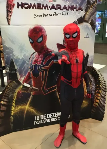ROUPA DO HOMEM ARANHA INFANTIL ATE 12 Anos