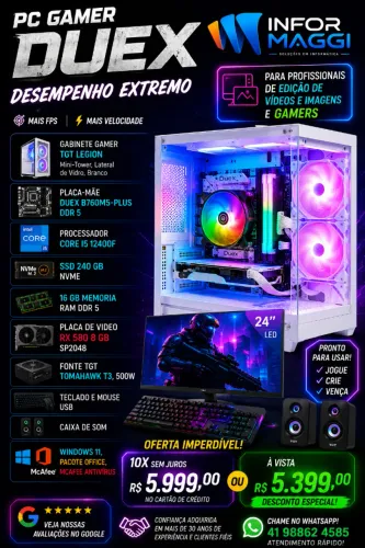 PC Completo DUEX TOP