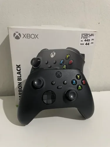Controle Xbox séries x/s - Carbon black - semi novo