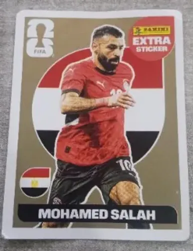 Extra Sticker De Ouro Do Mohamed Salah Da Copa De 2026