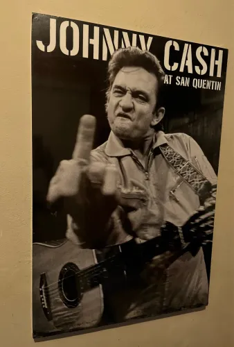 Quadro vintage johnny cash- Nirvana- Heróis Marvel. Valores diferentes 