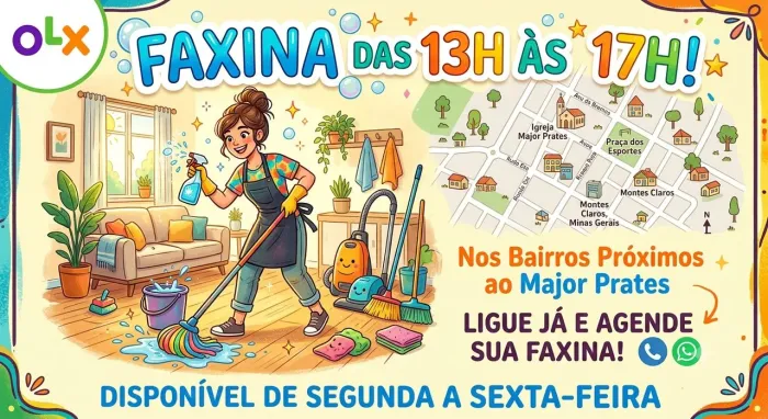 Faço faxina 