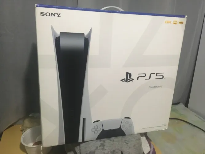 Ps5 com leitor na caixa