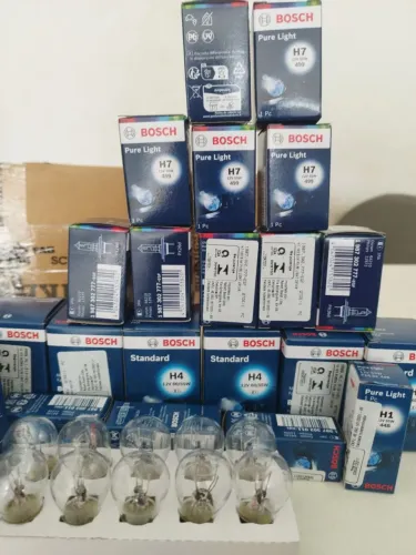 Temos lâmpada Bosch para iluminação perfeita e durabilidade do seu veículo