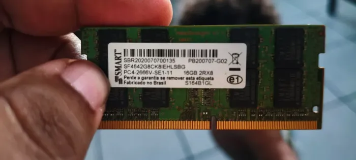 Memória ddr4 16GB