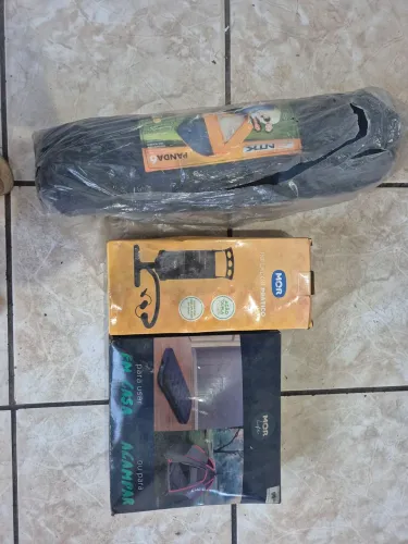 Kit de pesca acampamento 