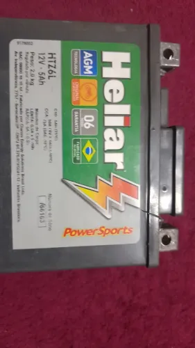 Vendo bateria Heliar.