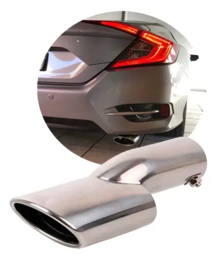 Ponteira Cromada Honda Civic G10