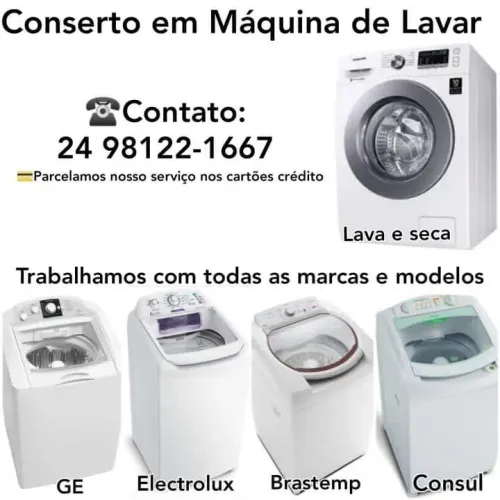 Conserto em Máquina de lavar e Lava e seca 