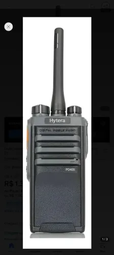 Rádio hytera pd 406