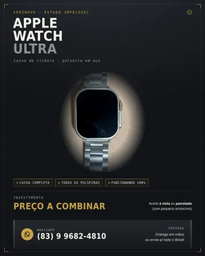 Smartwatch Howear HW Ultra 2 (Gift Set 8 in 1)