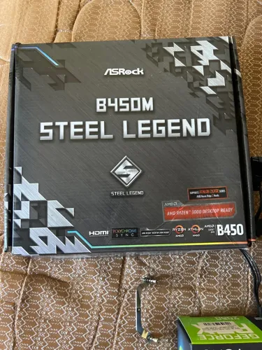 Placa mãe B450M STEEL LEGEND 